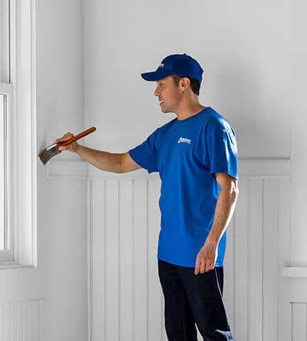 handyman doing interior painting